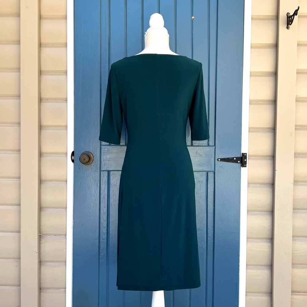LAUREN RALPH LAUREN Cowl Neck Jersey
Dress Green Women Size 8 - Picture 4 of 9